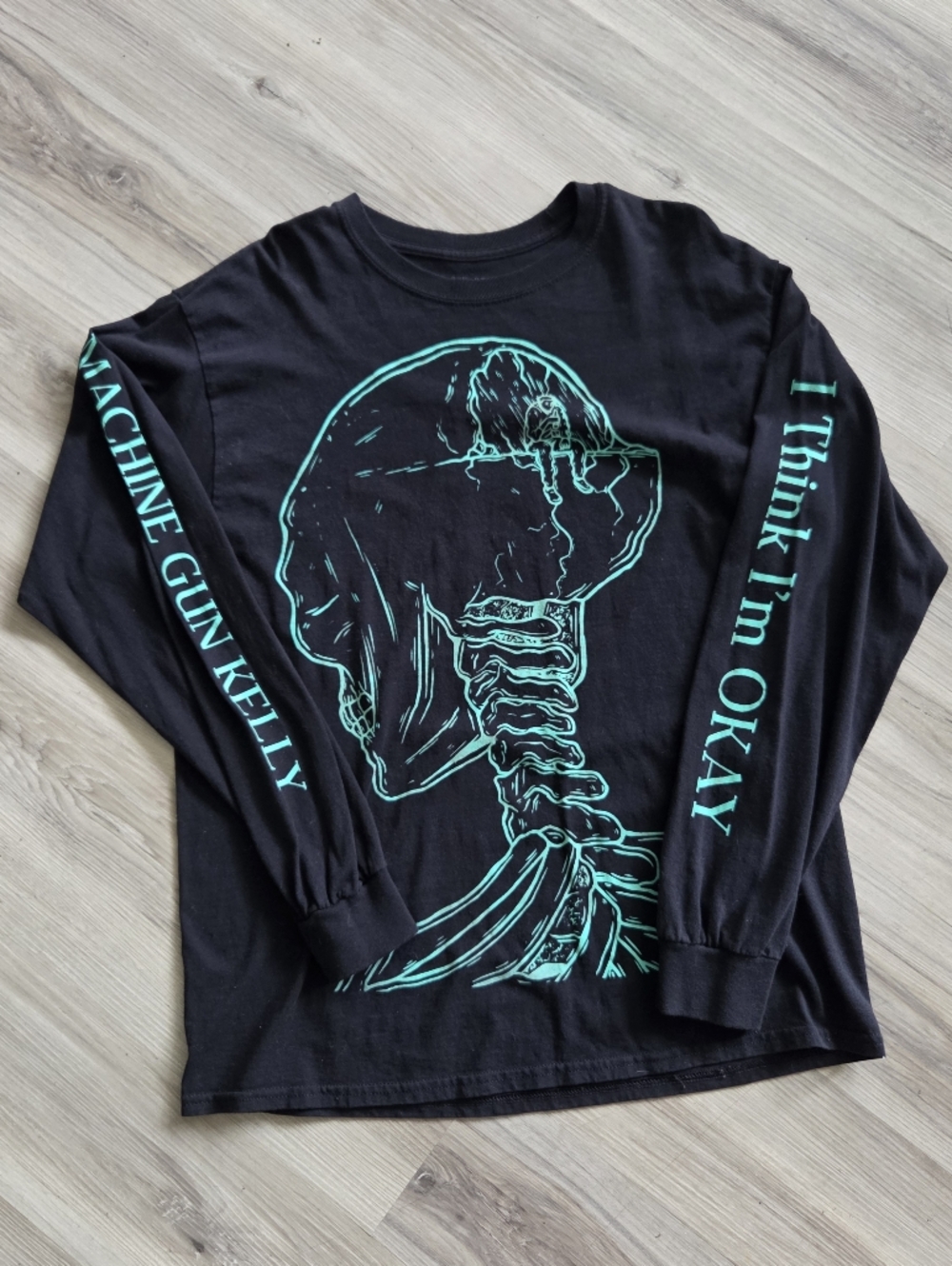 Machine Gun Kelly MGK Hotel Diablo Rock Tour Merch Long Sleeve T-Shirt Size L‎